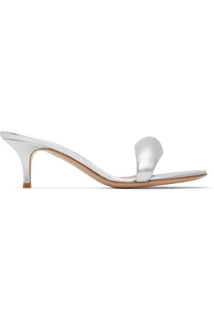 Gianvito Rossi Mules Bijoux 55 argentées