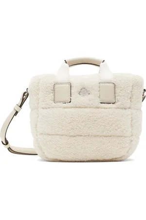Moncler Mini cabas Caradoc blanc cassé