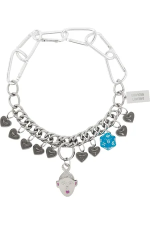 Chopova Lowena Collier Kiss BFF argenté