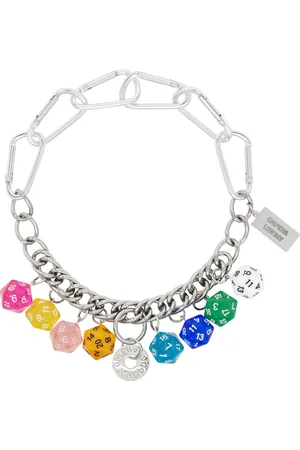Chopova Lowena Collier Roll The Dice argenté