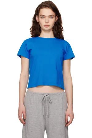 Leset T-shirt bleu en jersey Margo