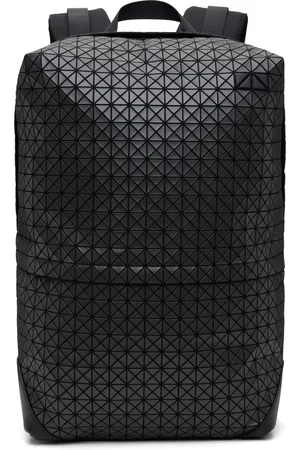 Issey Miyake Sac à dos gris acier métallique