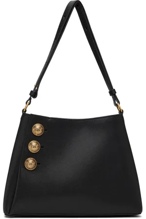 Balmain Sac porté épaule noir - Emblème