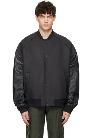 JUUN.J Blouson aviateur de style teddy noir