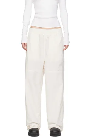 The North Face Pantalon de survêtement coupe-vent blanc à logo