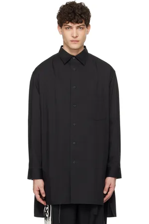 Y-3 Chemise noire à image à logo