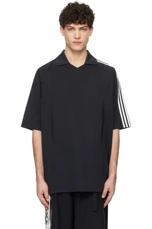 Y-3 Polo noir à panneaux