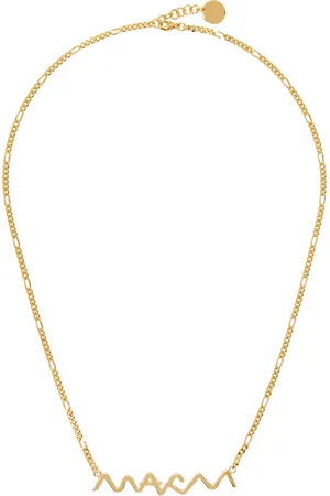 Marni Collier doré en chaine figaro