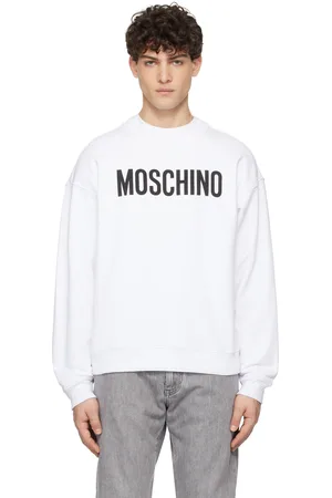 Moschino Pull molletonné blanc à logo