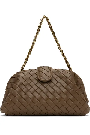 Bottega Veneta Moyenne pochette Lauren 1980 kaki
