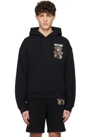 Moschino Pull à capuche noir à image d