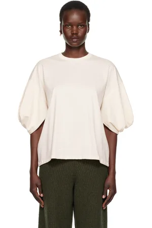 Baserange T-shirt Harbour blanc cassé