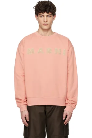 Marni Pull molletonné rose en coton bio