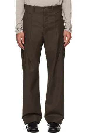J.LAL Pantalon Spire brun édition Marzotto