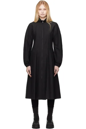Moncler Robe midi noire à glissière