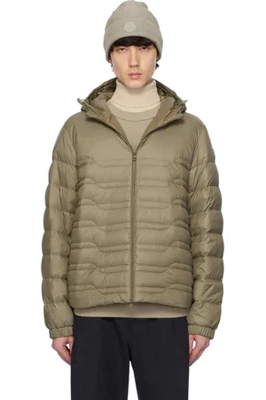 Moncler Blouson CP Aleso kaki rembourré en duvet - Archivio Creativo