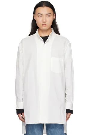Y-3 Chemise blanche à image à logo