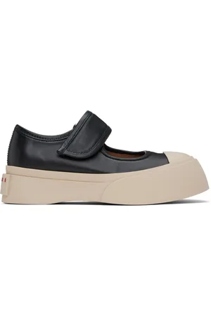 Marni Ballerines de style Charles IX noires à semelle Pablo