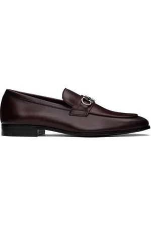 Salvatore Ferragamo Flâneurs bruns à ferrure Gancini