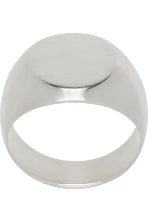 Jil Sander Chevalière argentée