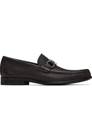 Salvatore Ferragamo Flâneurs bruns à ferrure Gancini