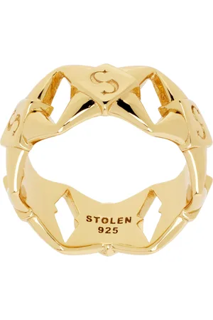 Stolen Girlfriends Club Anneau Star Shocked doré