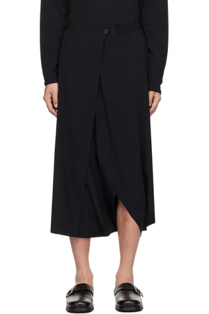 Issey Miyake Pantalon sans coutures Basic noir
