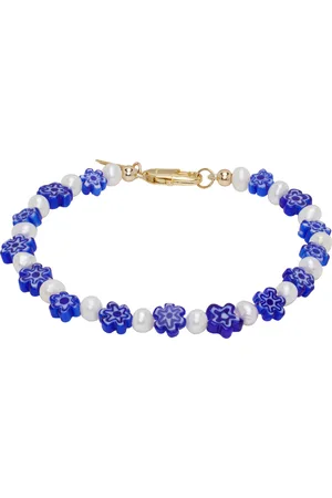 Eliou Bracelet Amelia blanc et bleu