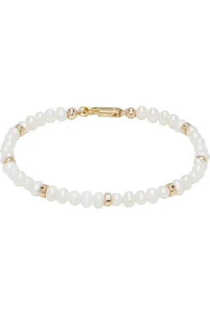 Eliou Bracelet Lim blanc et doré exclusif à SSENSE