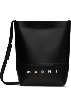 Marni Sac noir à anse de style lacet