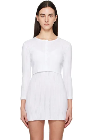 Cou Cou Cardigan écourté blanc