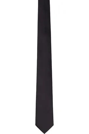 Salvatore Ferragamo Cravate noire en soie