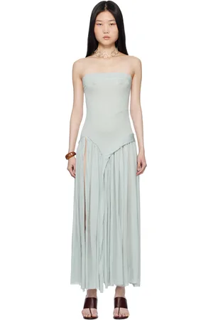 Belle Robe longue Lucille bleue