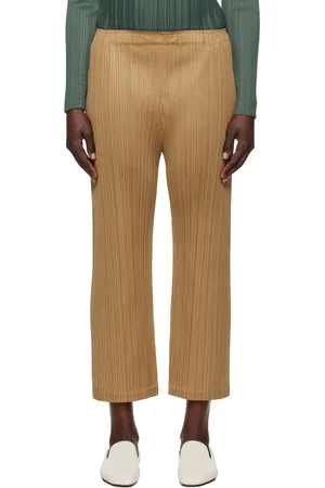 PLEATS PLEASE ISSEY MIYAKE Pantalon Monthly Colors December beige