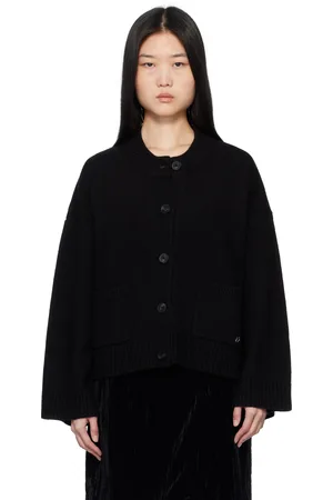 Holzweiler Cardigan décontracté noir en laine