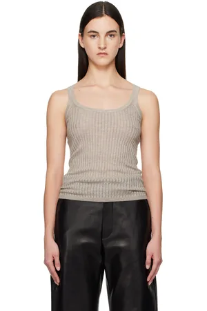 GABRIELA HEARST Débardeur Nevin beige en pointelle