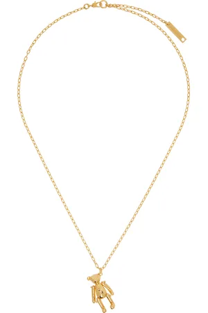 AMBUSH Collier doré à pendentif d
