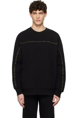 UNDERCOVER Pull molletonné noir en jersey bouclette