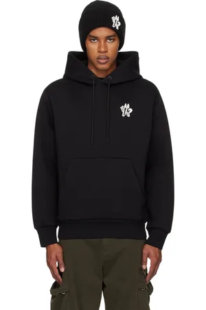 Moncler Pull à capuche noir - Archivio Creativo