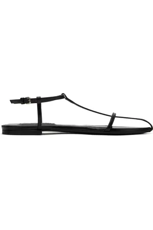 Jil Sander Sandales noires à bout pointu