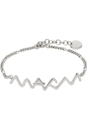 Marni Bracelet argenté à ferrure à logo