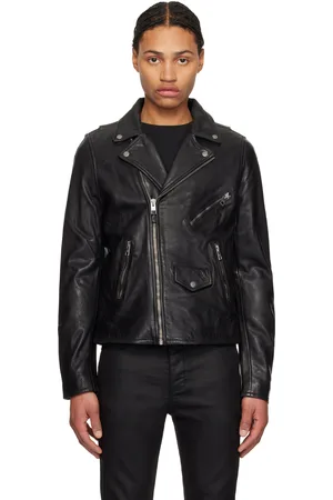KSUBI Blouson Capitol noir en cuir
