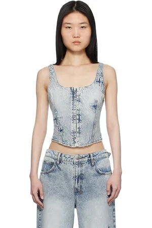 KSUBI Débardeur de style bustier Gigi bleu en Klassic Kraftwerk