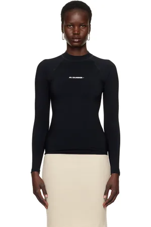 Jil Sander Haut de maillot de surf noir