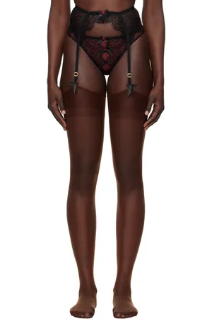 Agent Provocateur Culotte Lorna noire en dentelle