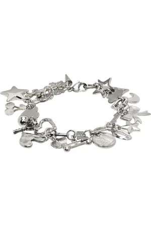 Marland Backus Bracelet argenté à breloques chrome