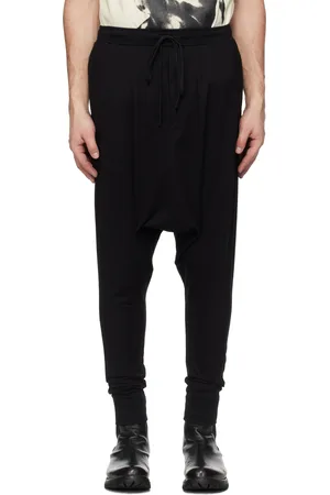 JULIUS Pantalon de survêtement Runner noir à entrejambe bas