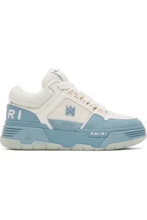 AMIRI Baskets MA-1 blanc et bleu