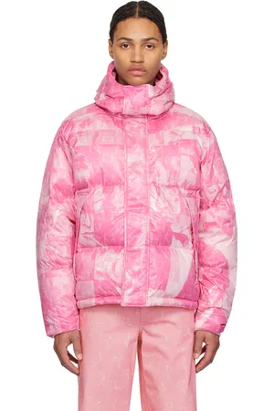 KIDSUPER STUDIOS Blouson MMQ rose rembourré en duvet à motif édition PUMA