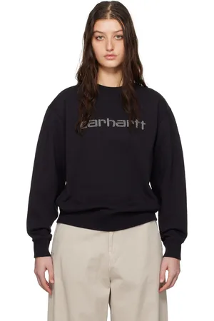 Carhartt Pull molletonné noir à logo Script perlé